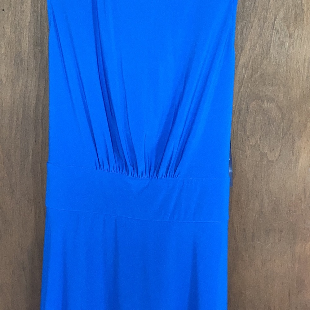 Chaps sleeveless fit and flare dress ties in back size L - Picture 15 of 17